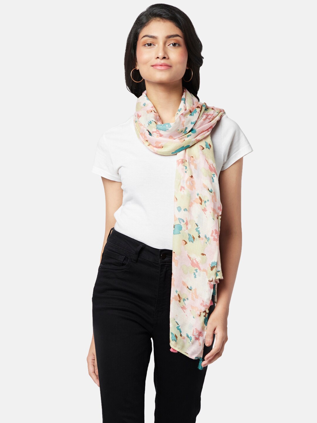 

Honey by Pantaloons Women Printed Scarf, Brown