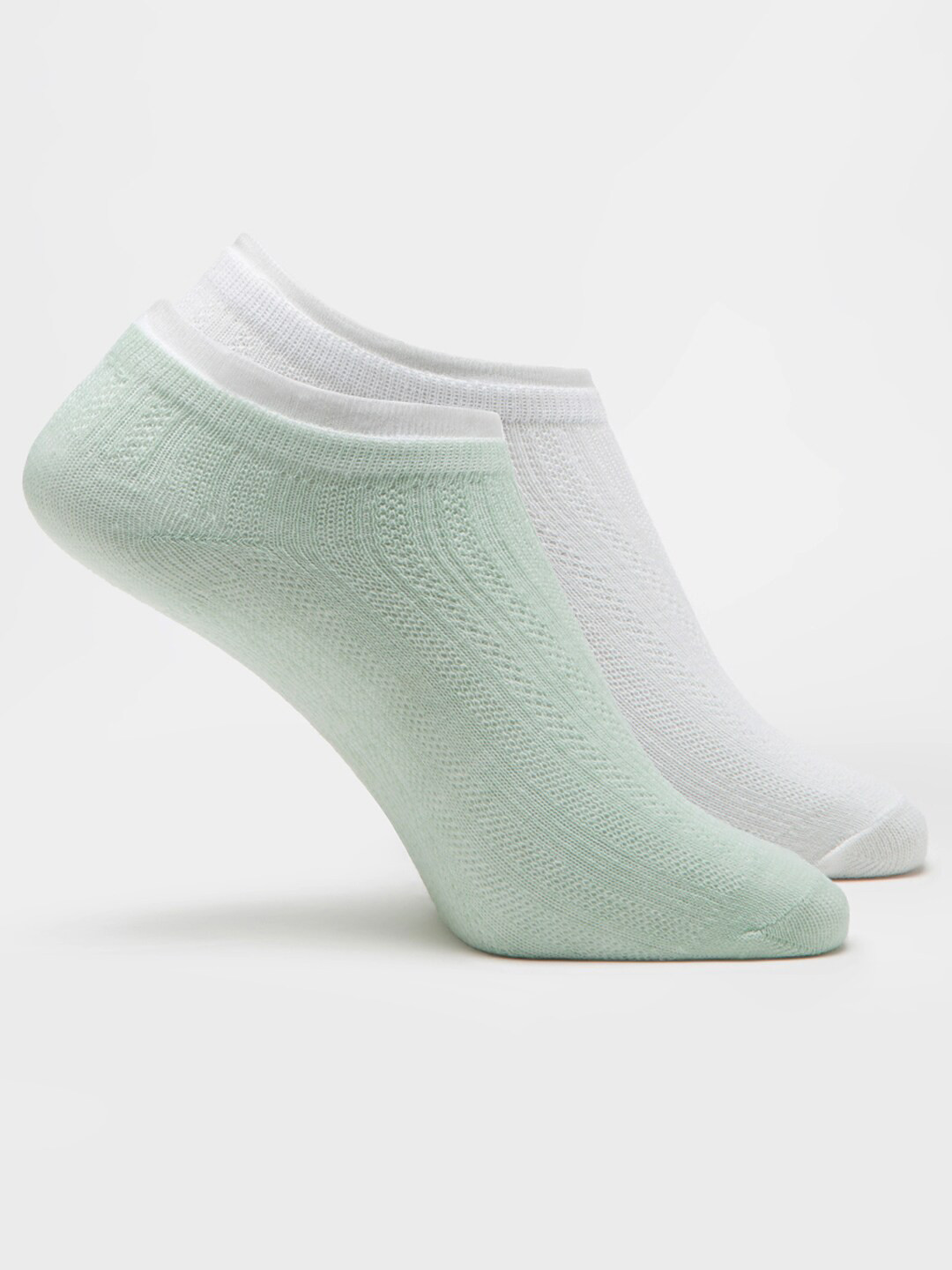 

J Style Women Pack Of 2 Shoe Liners, White