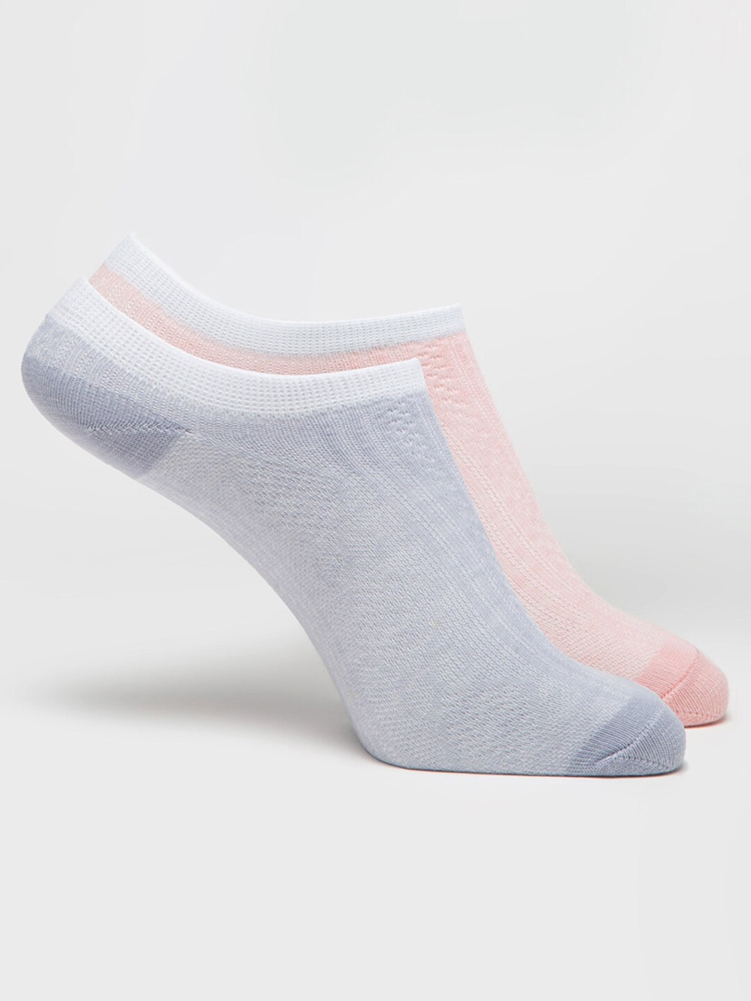 

J Style Women Pack of 2 Patterned Ankle Length, Blue