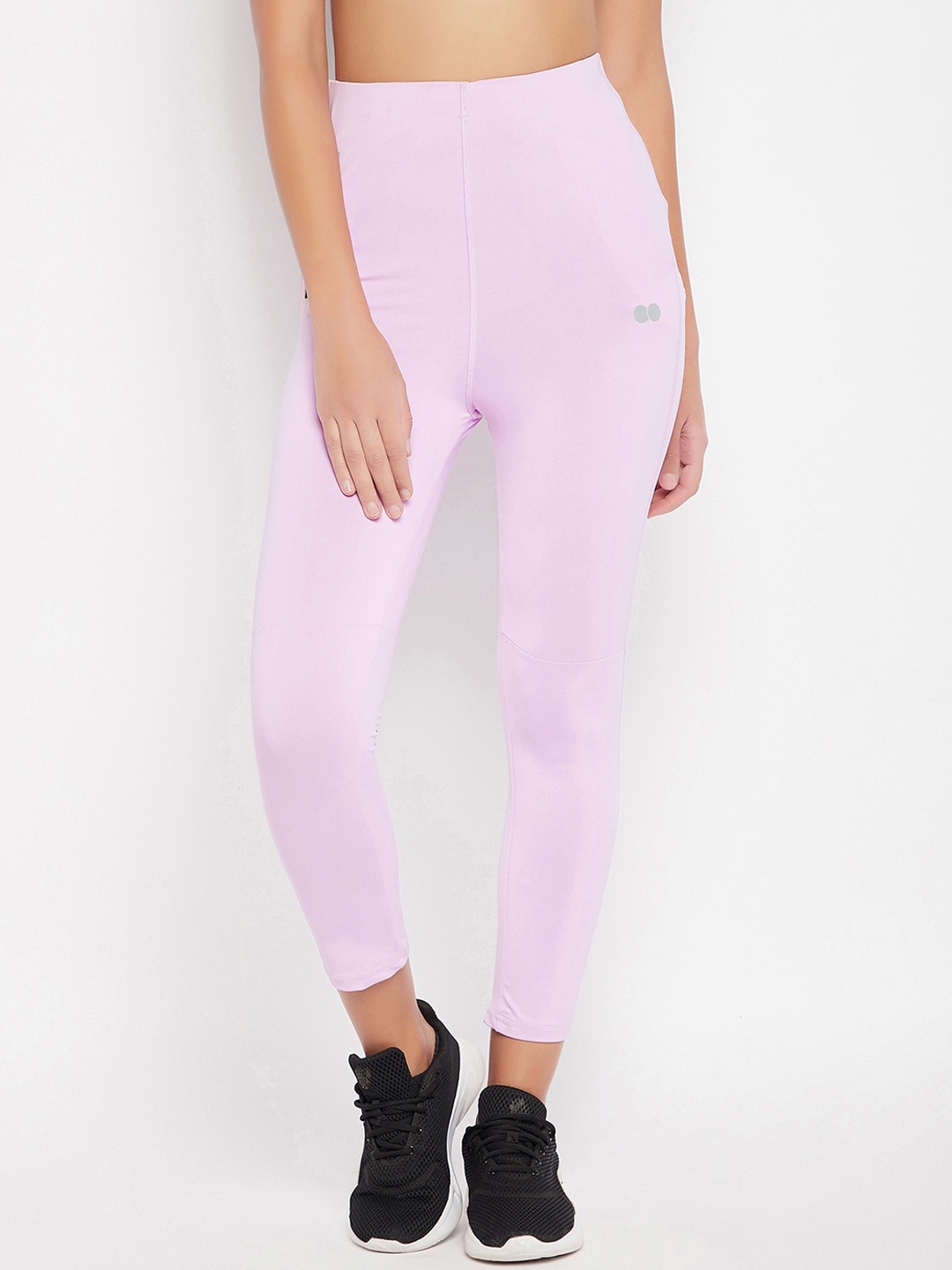 

Clovia Women Snug Fit High Rise Active Tights, Pink