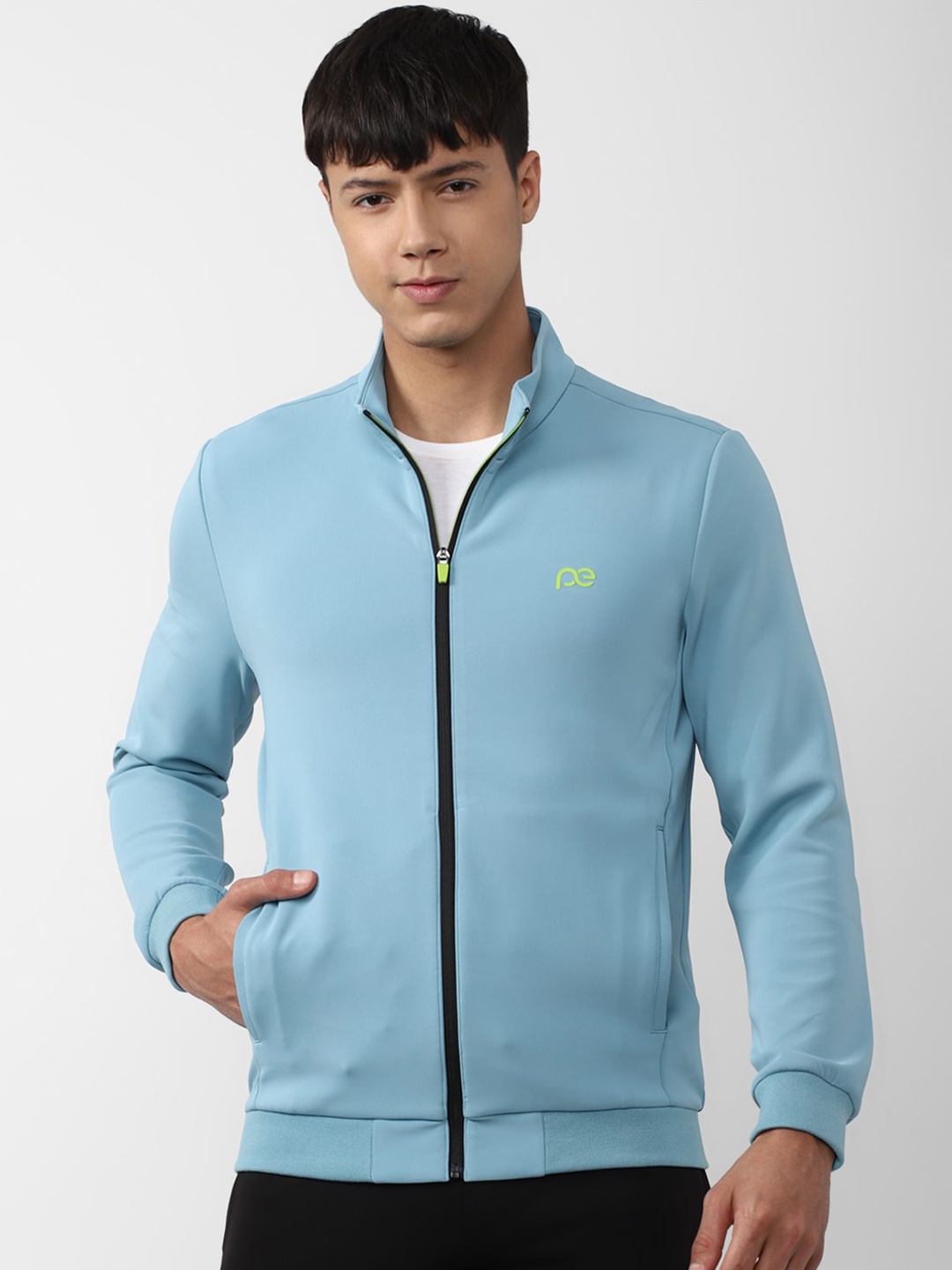 

Peter England Casuals Men Training or Gym Sporty Jacket, Blue