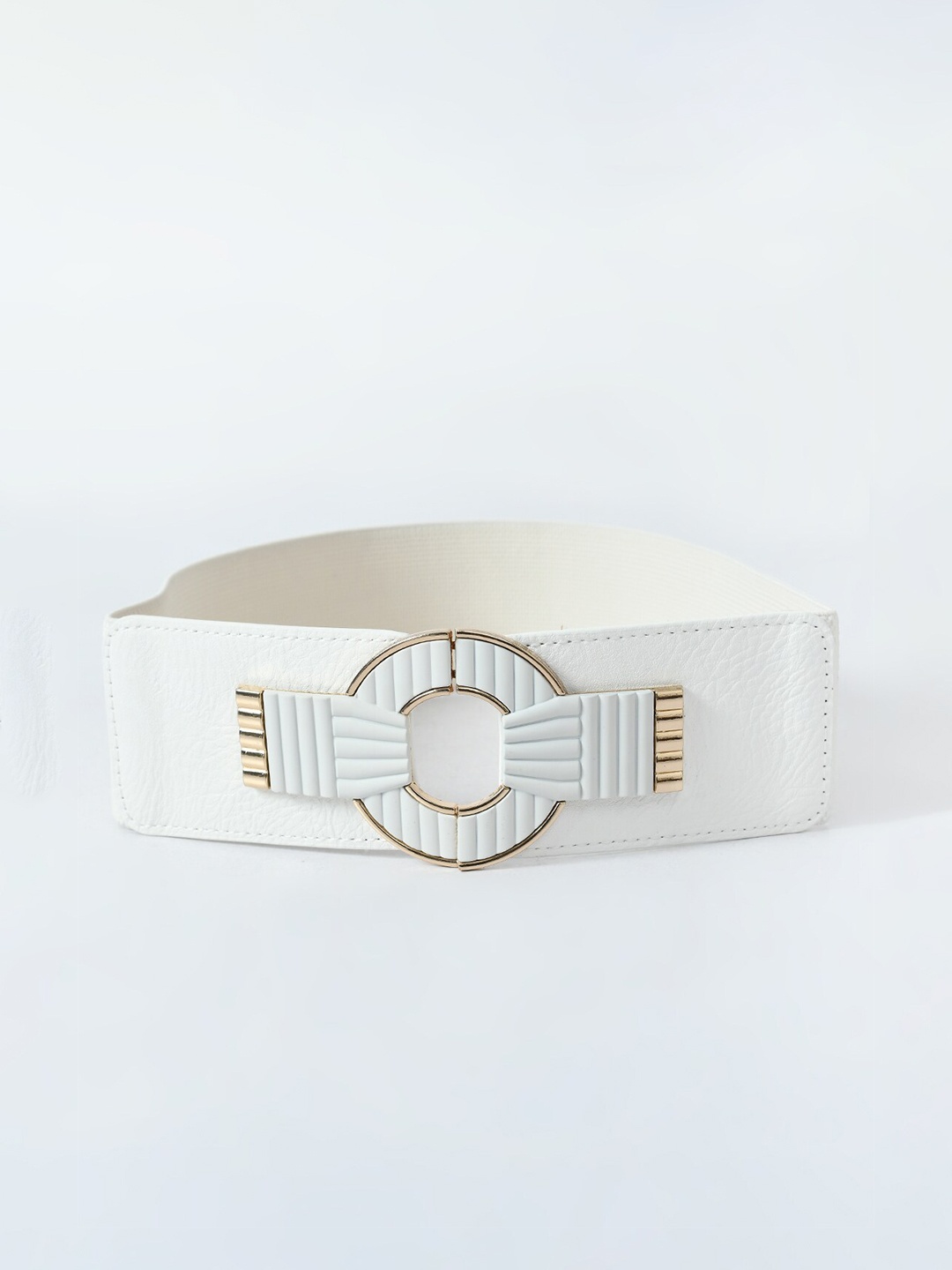 

Kastner Women Adjustable Stretchable Waist Belt, White