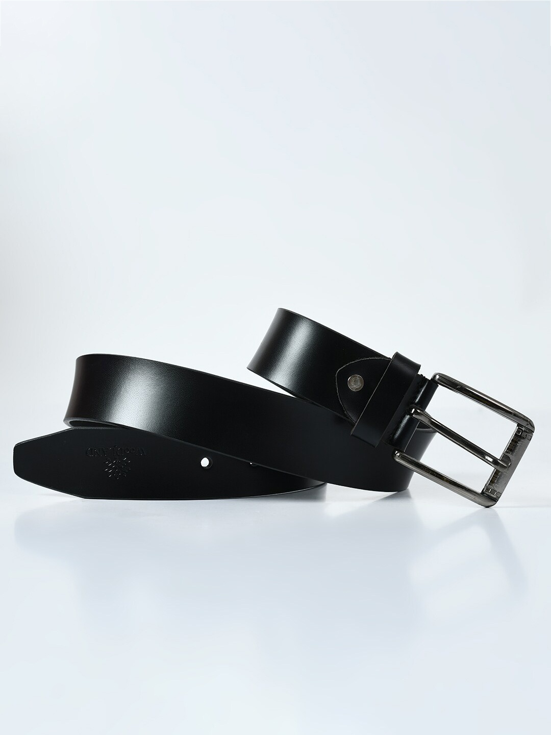 

Kastner Men Leather Formal Belt, Black