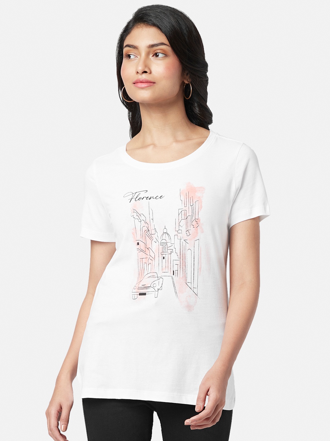 

Honey by Pantaloons Women T-shirt, Green