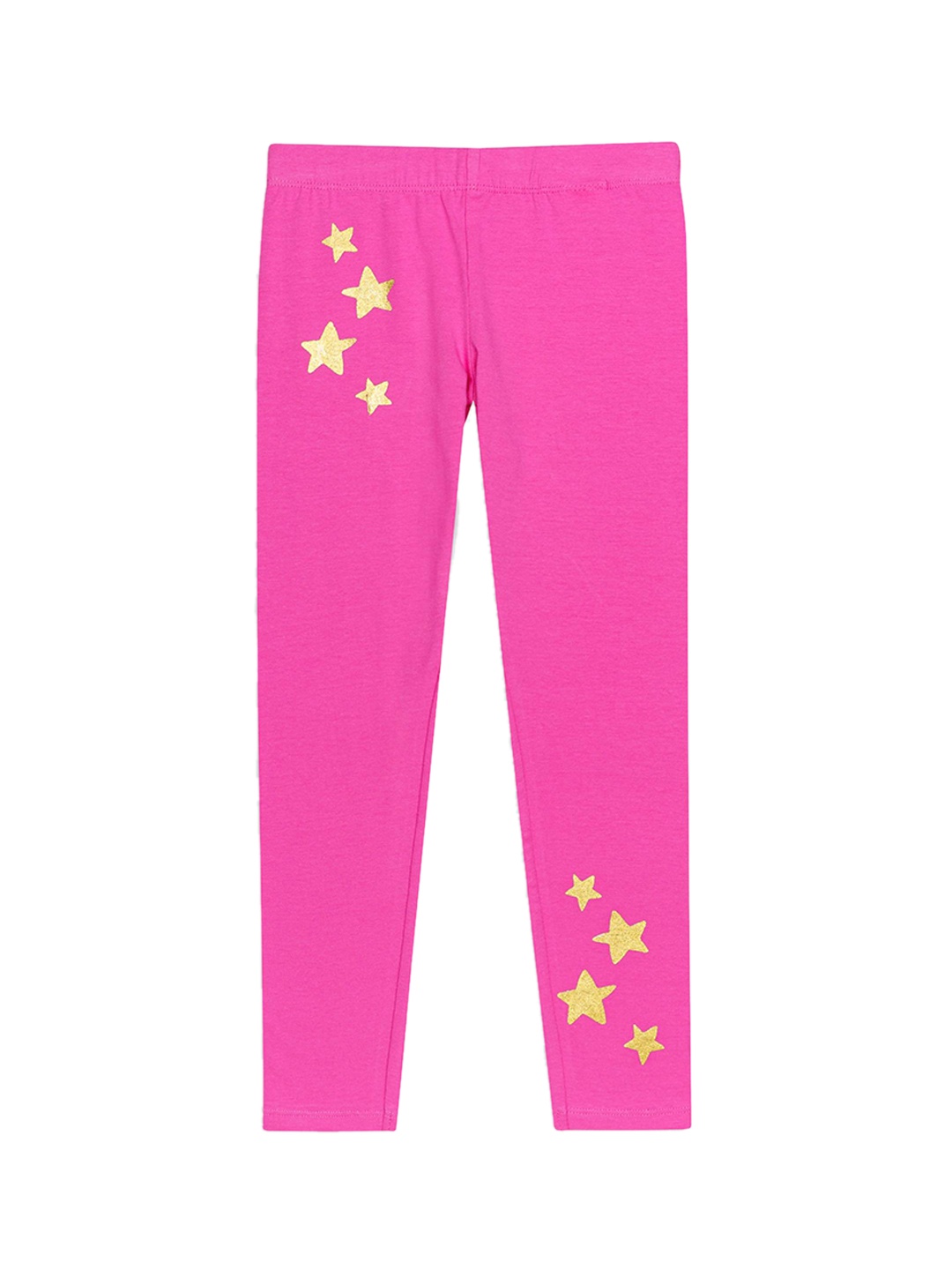 

H By Hamleys Girls Cotton Ankle Length Leggings, Pink