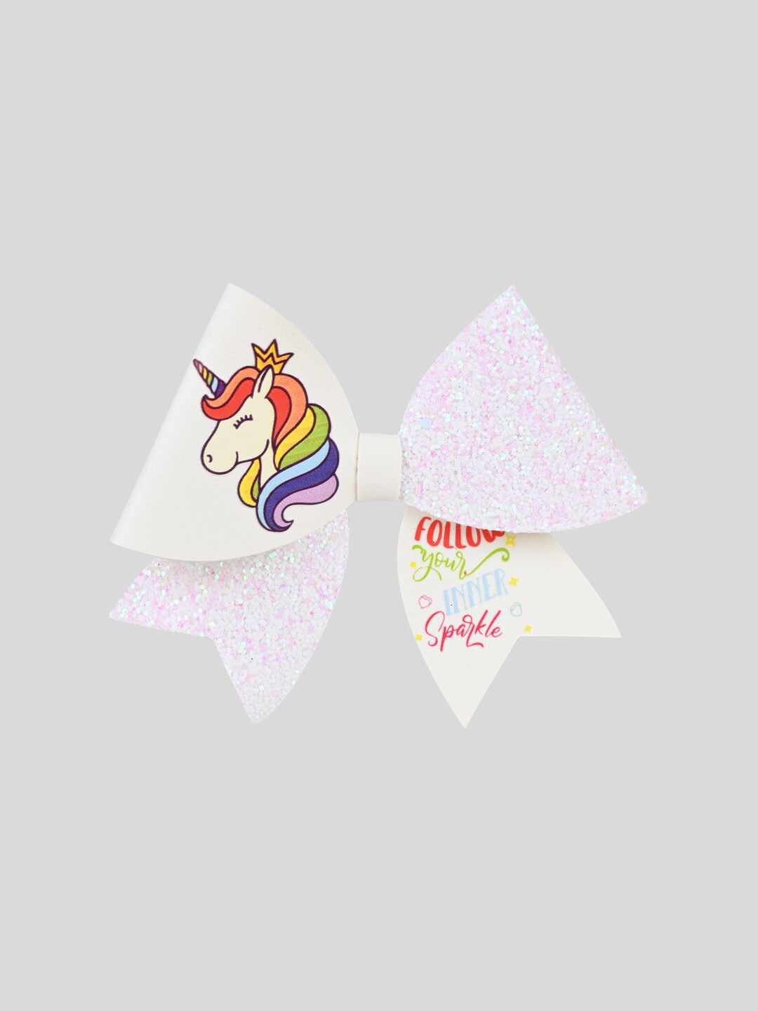 

Aye Candy Girls Unicorn Alligator Hair Clip, White