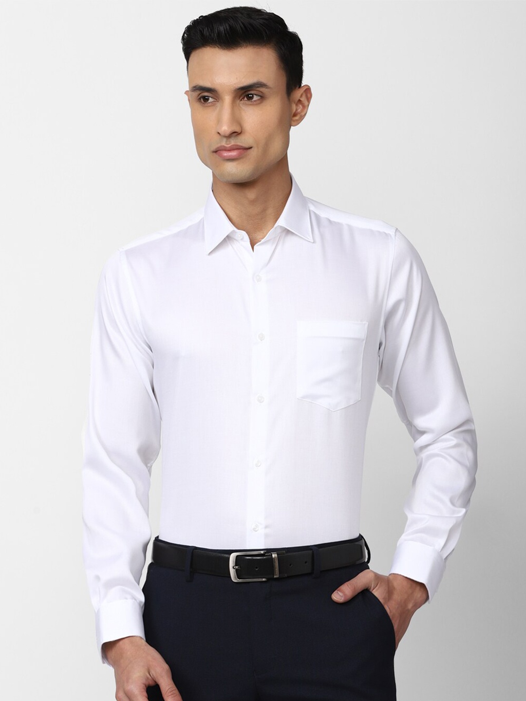 

Van Heusen Men Cotton Formal Shirt, White