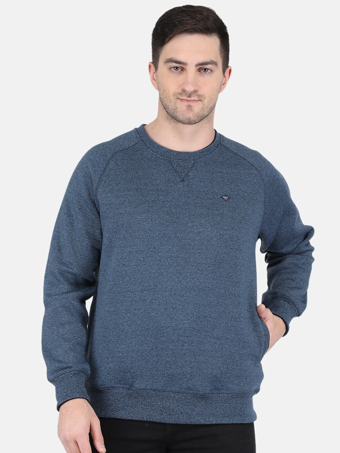 

Monte Carlo Pullover Cotton Sweatshirt, Blue