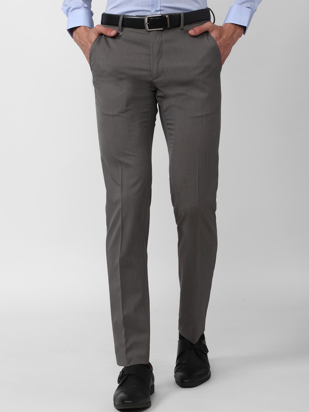 

Van Heusen Men Slim Fit Trousers, Taupe