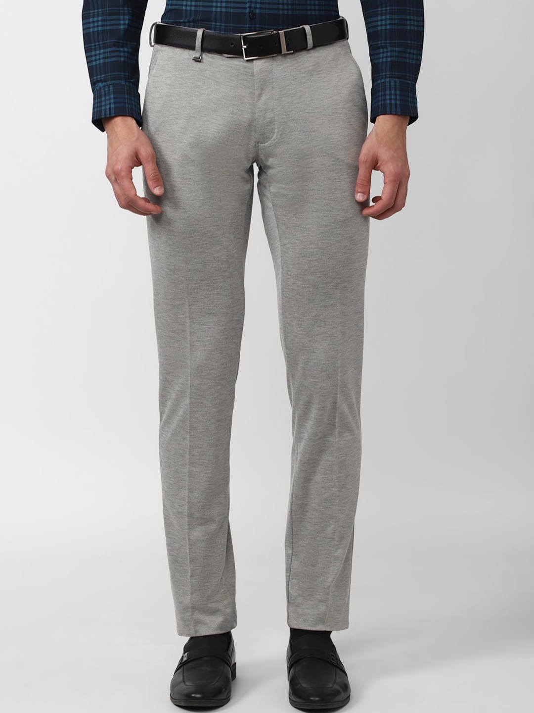 

Van Heusen Men Slim Fit Trousers, Grey