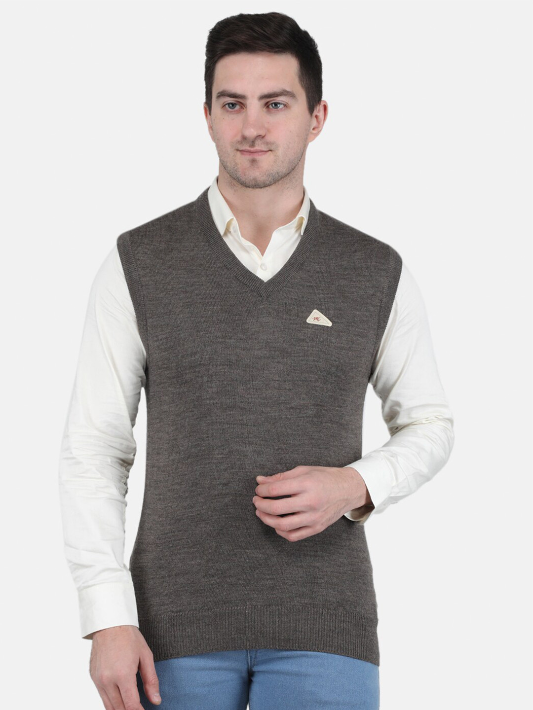

Monte Carlo Men Brown Sweater Vest