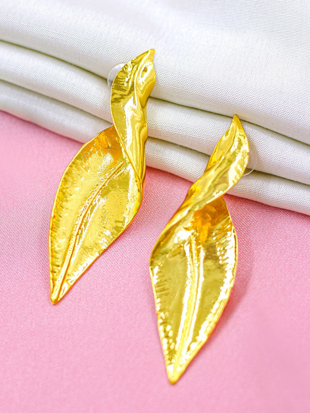 

Bellofox Gold Plated Contemporary Drop Earrings