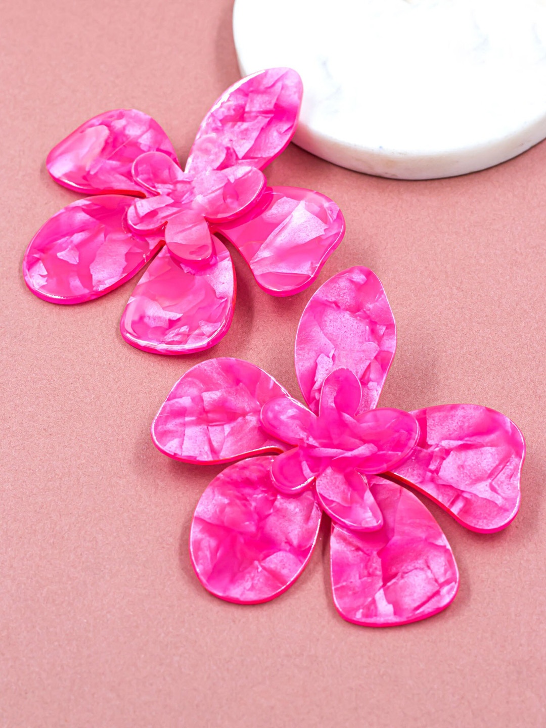 

Bellofox Floral Studs Earrings, Pink