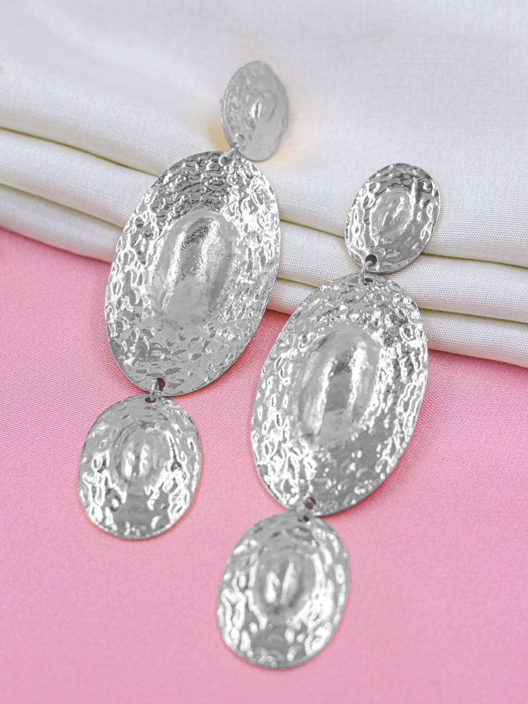

Bellofox Silver Plated Contemporary Alloy Drop Earrings
