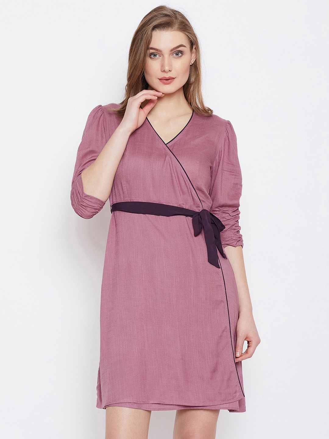 

PANIT Chiffon Dress, Mauve