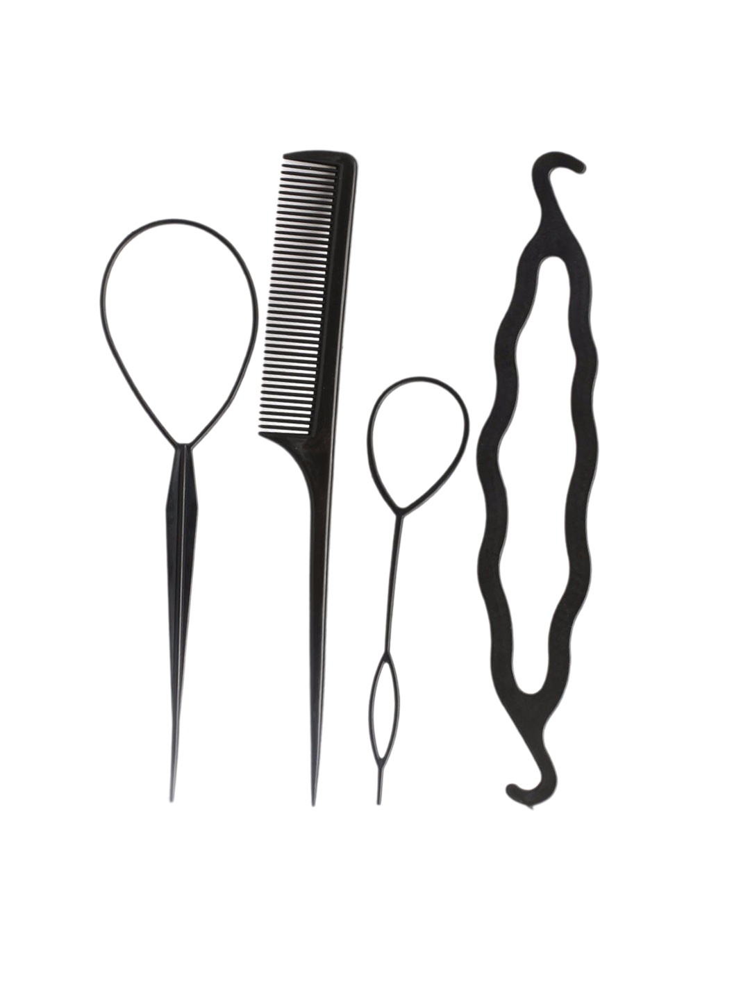 

CHRONEX Women Black Set of 5 Hair Accessory Set