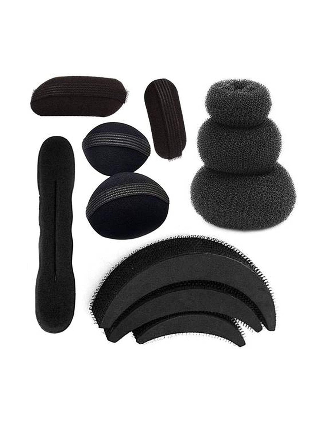 CHRONEX Women Black Set of 11 Hair Accessory