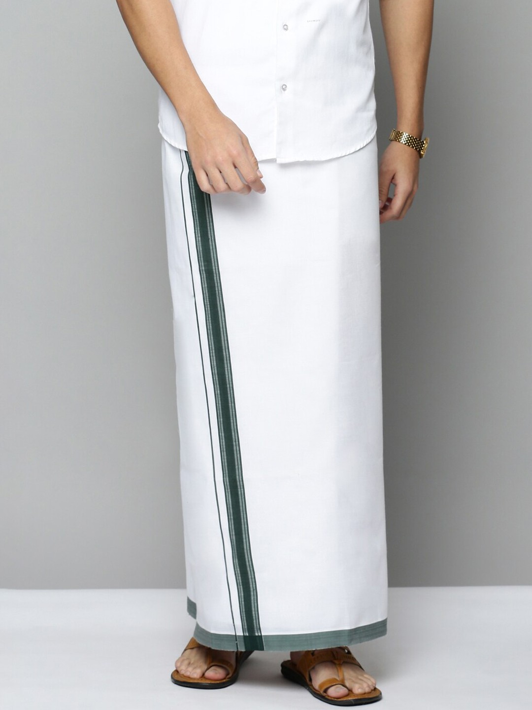 

WHITE HEART Men Pure Cotton Dhotis