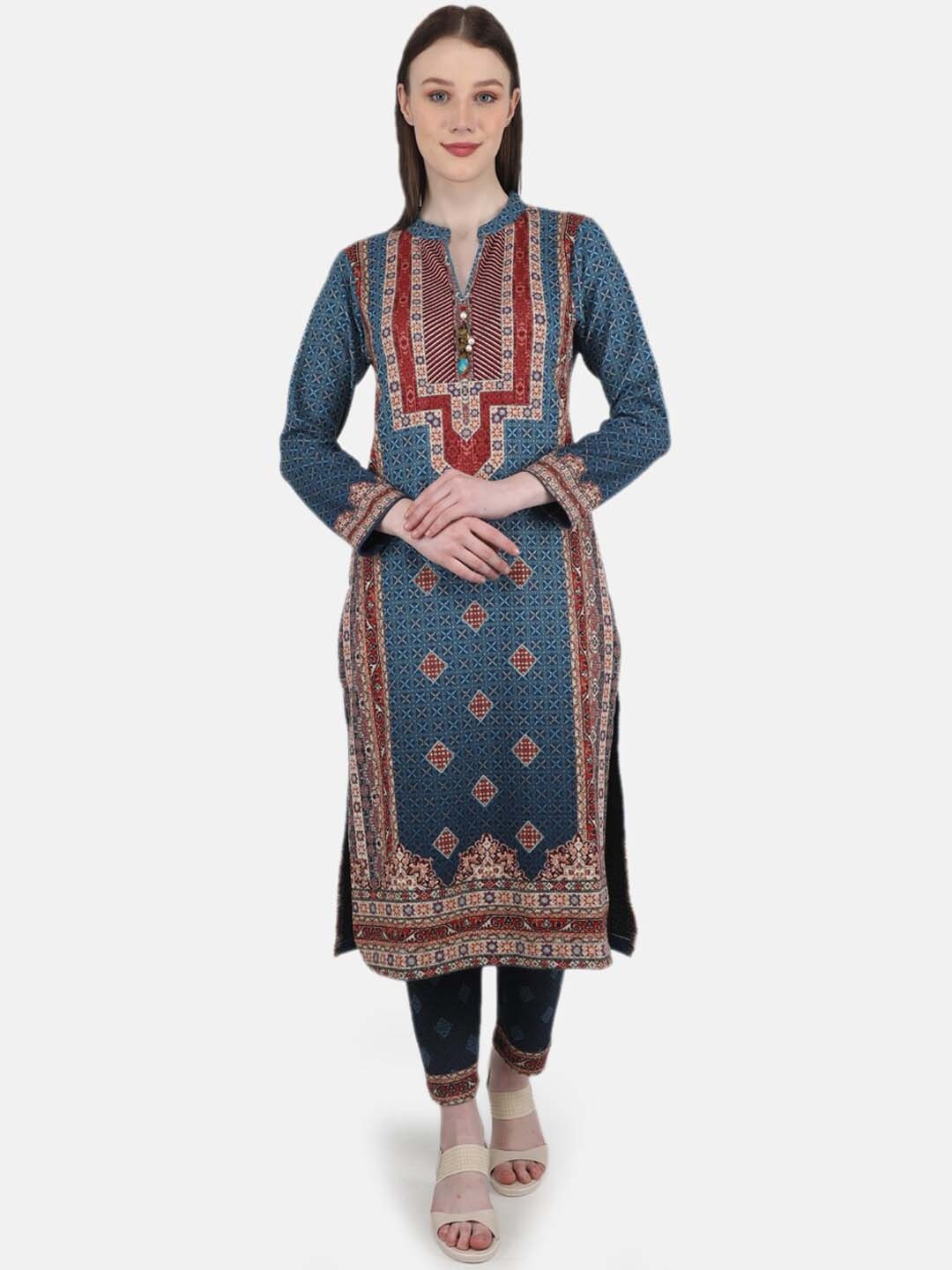 

Monte Carlo Women Kurta with Trousers, Blue