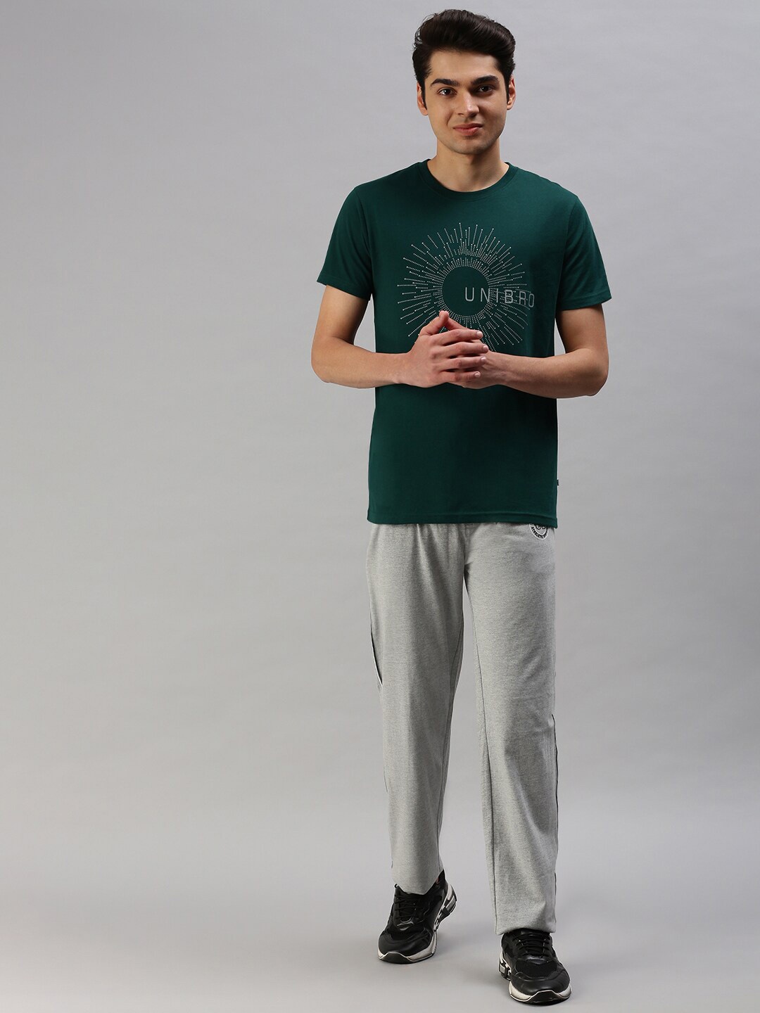 

Ramraj Men Cotton Printed Tracksuits, Green