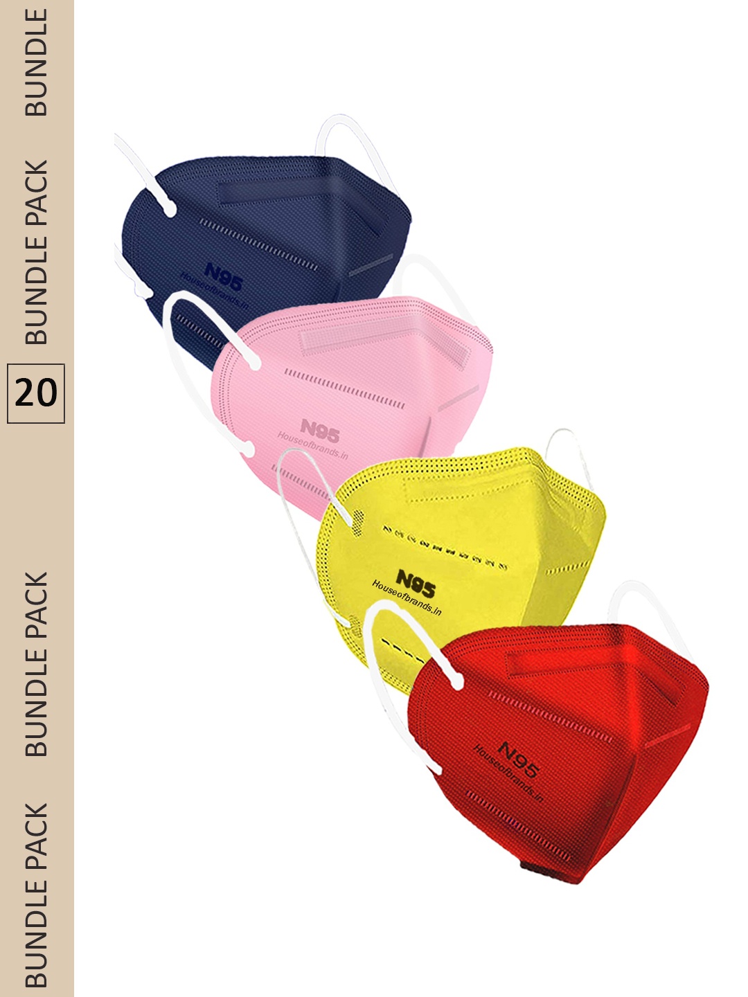 

Swiss Design Pack Of 20 Assorted Outdoor Masks