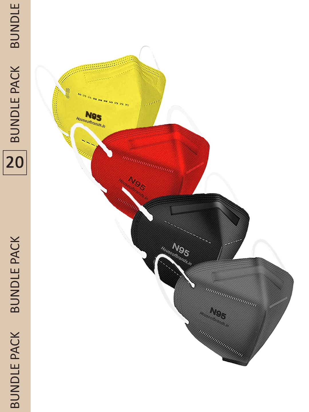 

Swiss Design Pack Of 20 Assorted Outdoor Masks