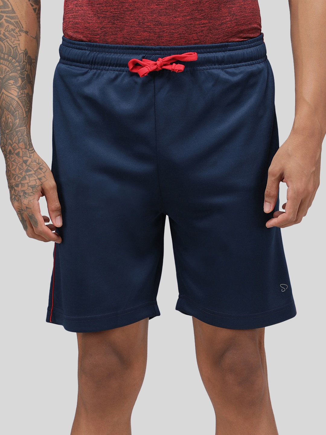 

SPORTO Men Training or Gym Rapid Dry Sports Shorts, Navy blue