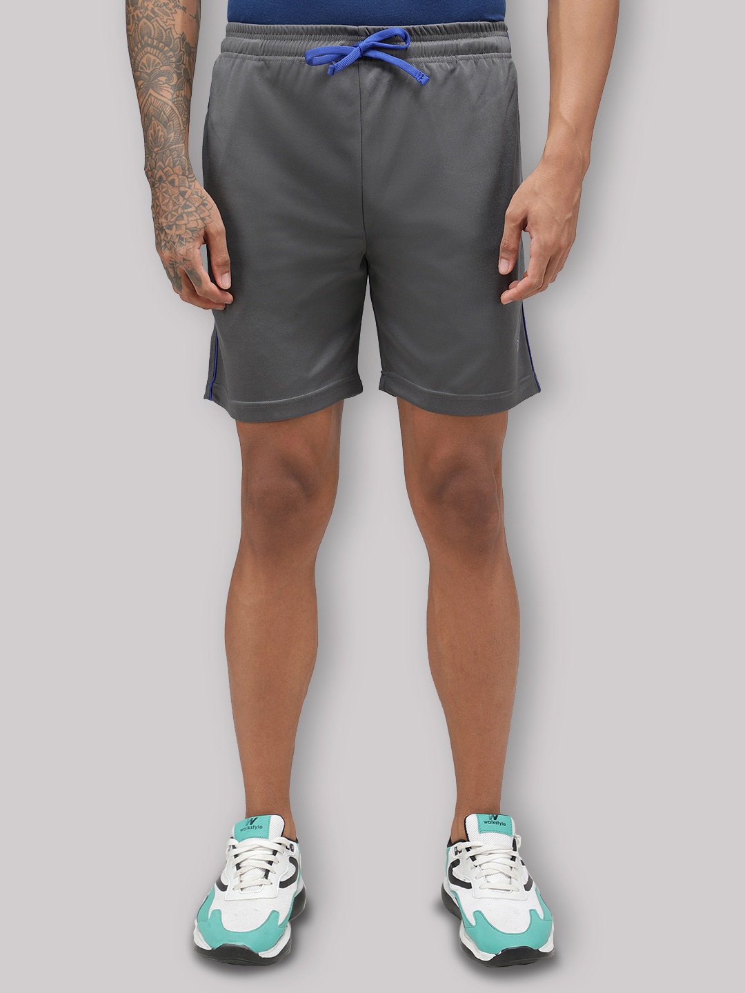 

SPORTO Men Rapid Dry Boxing Sports Shorts, Grey