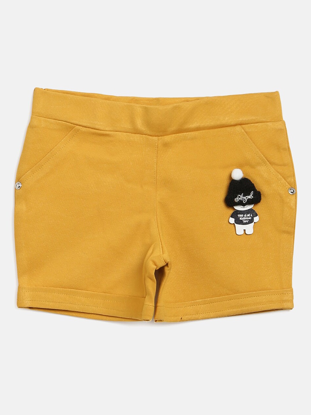 

V2 Value & Variety Girls Slip On Shorts, Mustard