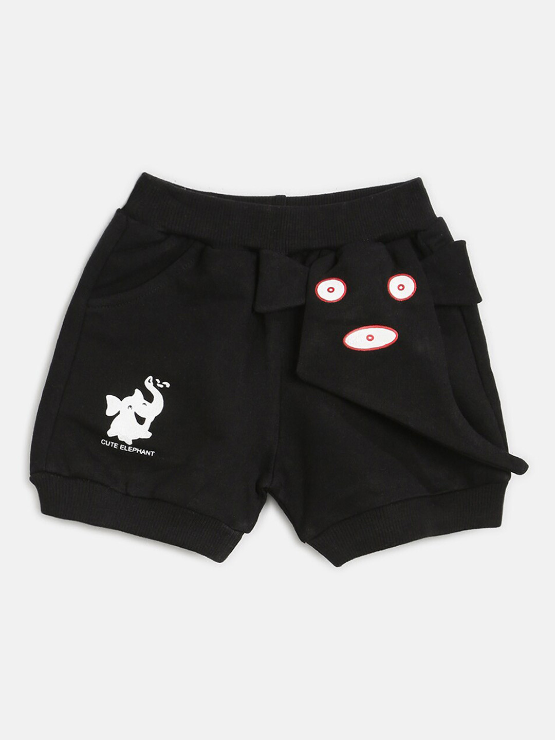 

V2 Value & Variety Girls Cotton Shorts, Black
