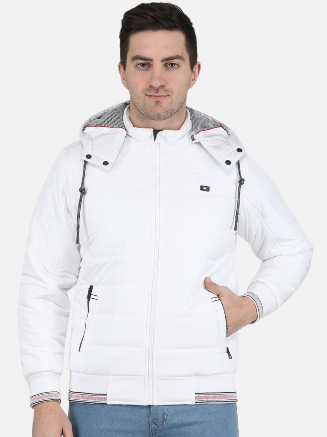 

Monte Carlo Men Hooded Padded Jacket, White