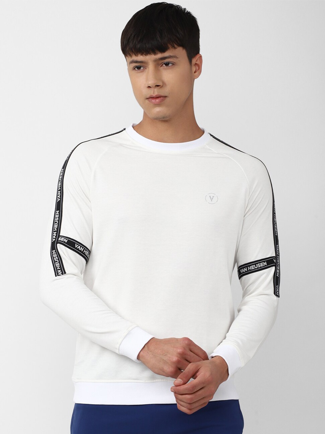 

Van Heusen Flex Men Round neck Long Sleeve Cotton Outdoor Sweatshirt, White