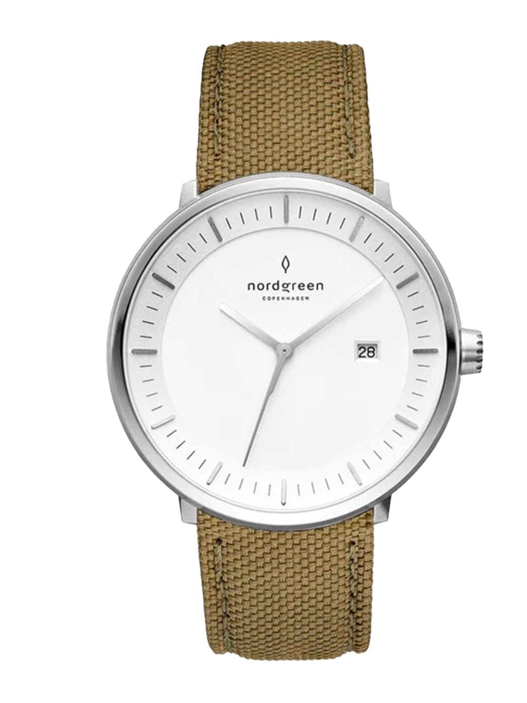 

Nordgreen Men Textured Straps Analogue Watch PH36SINYAGXXCC, Silver