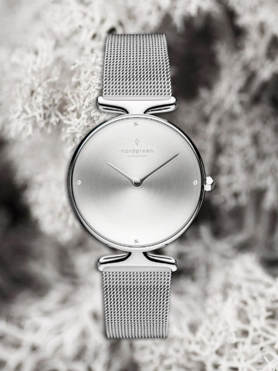 

Nordgreen Women Stainless Steel Bracelet Style Straps Analogue Watch UN28SIMESIBC-Silver