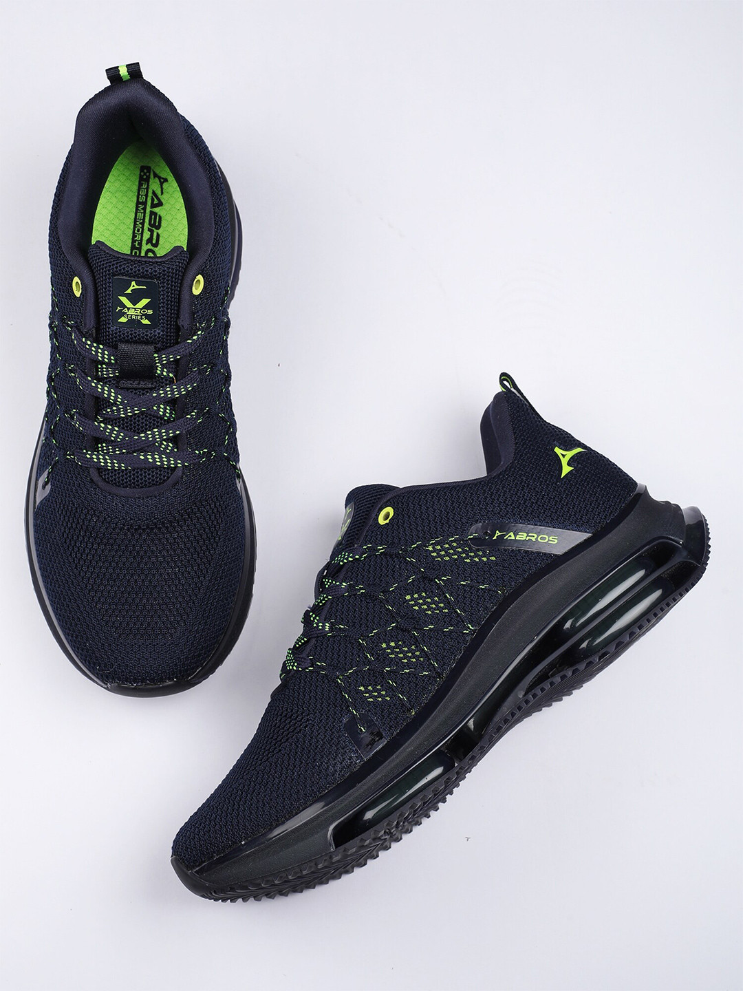

ABROS Men Spectrum-O Running Sports Shoes, Navy blue