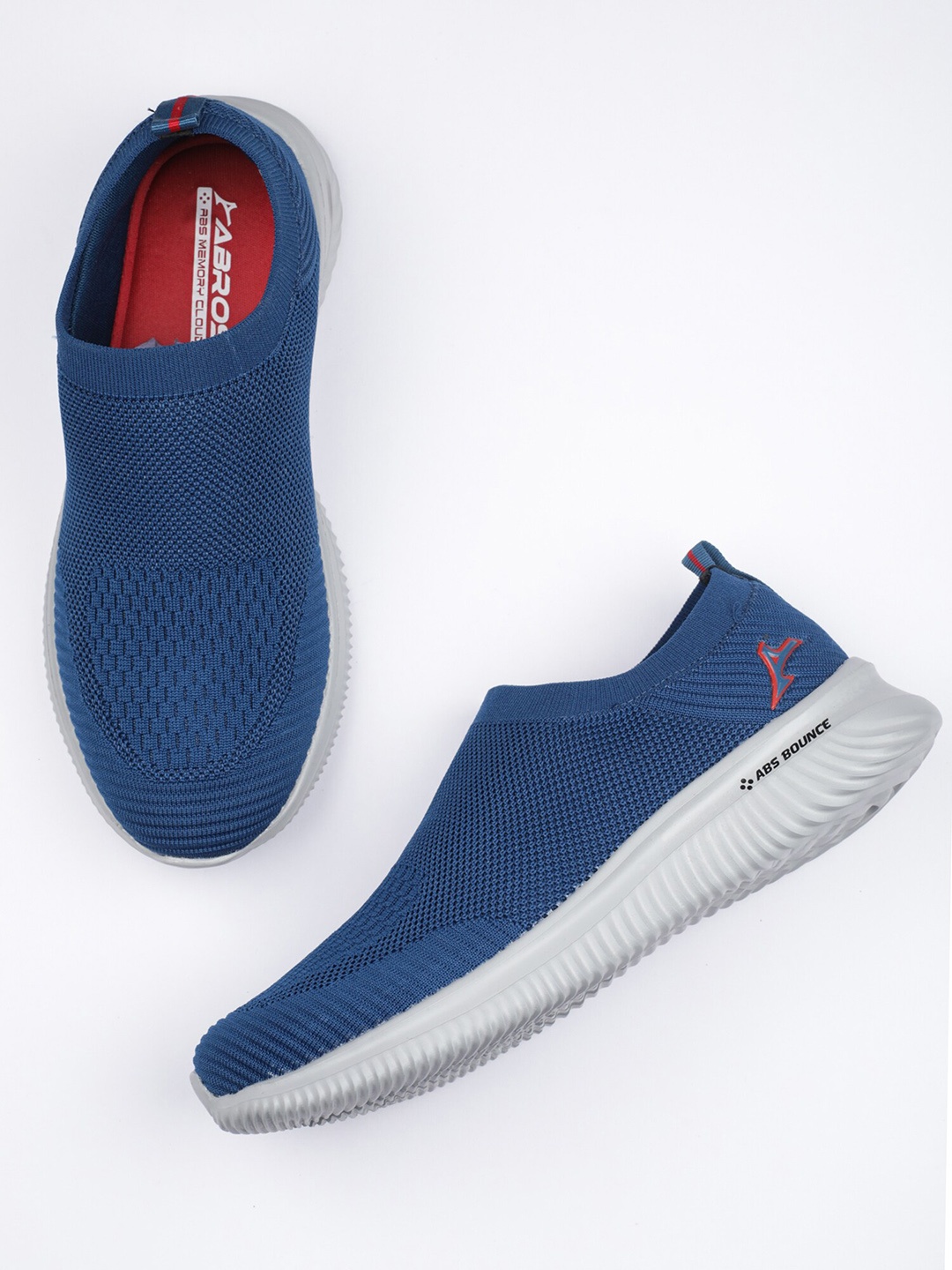 

ABROS Men Lace-Ups Mesh Walking Sports Shoes, Blue