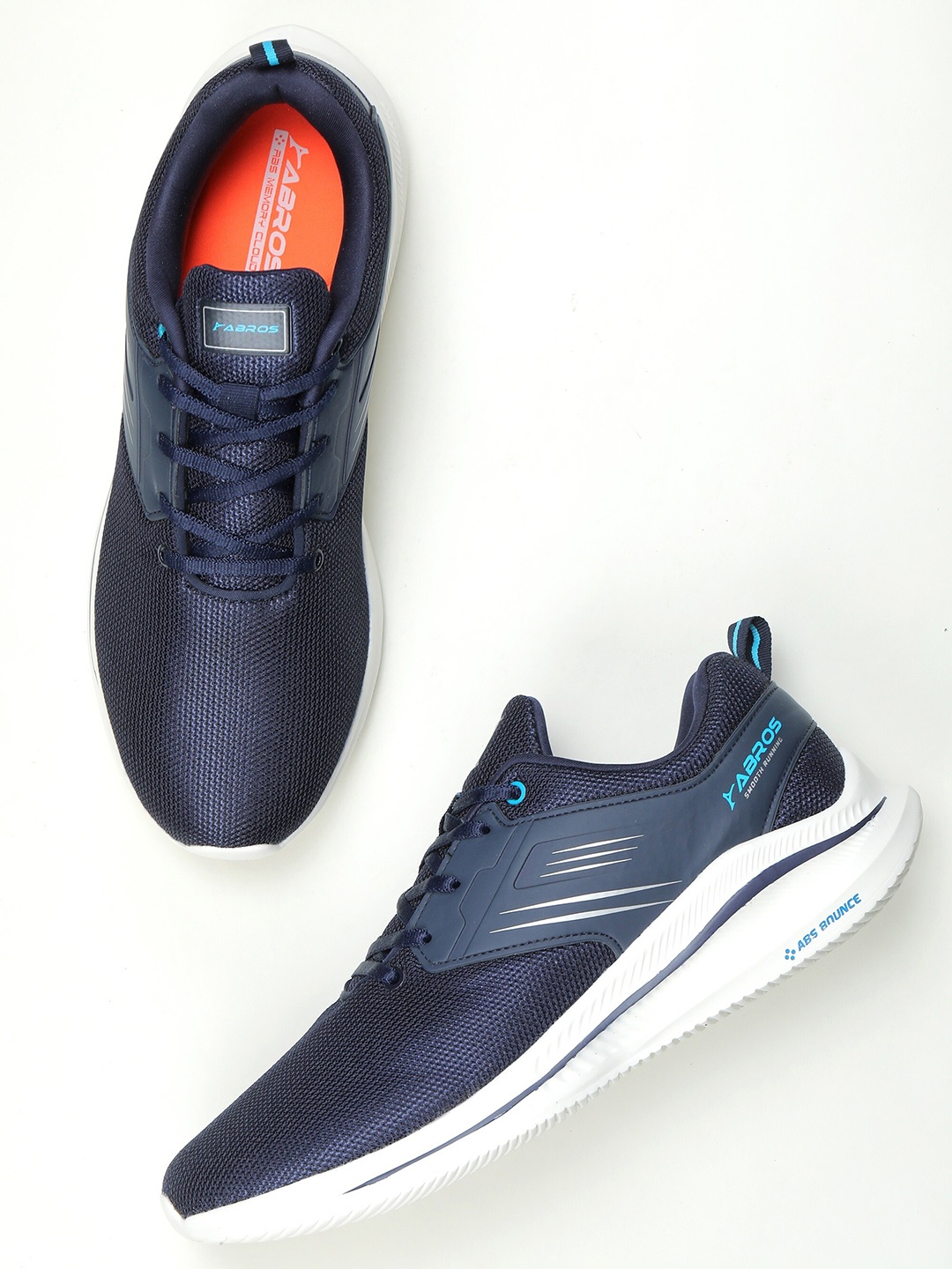 

ABROS Men Runway-E Running Sports Shoes, Navy blue