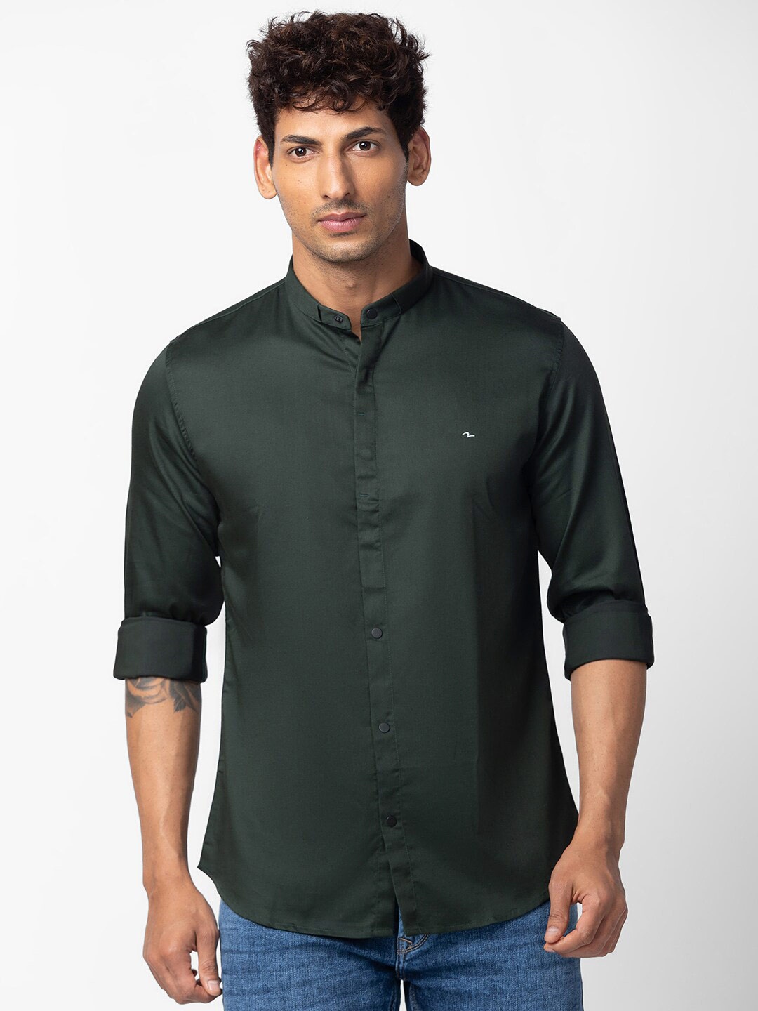 

SPYKAR Men Casual Shirt, Green