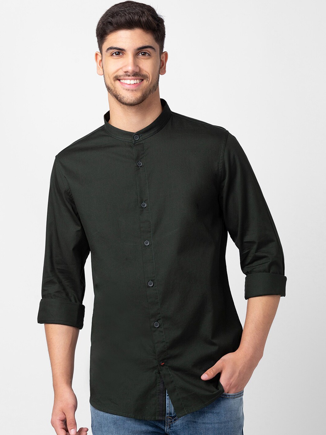 

SPYKAR Men Dobby Casual Shirt, Na