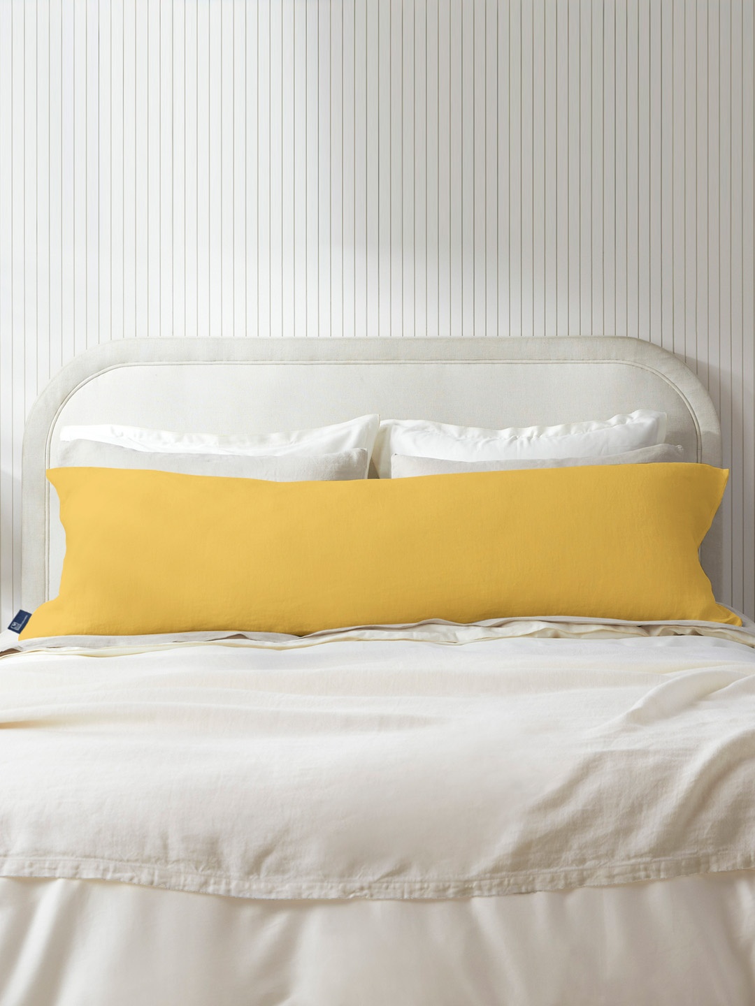 

THE WOOD WHITE Yellow Rectangle Sleep Pillow