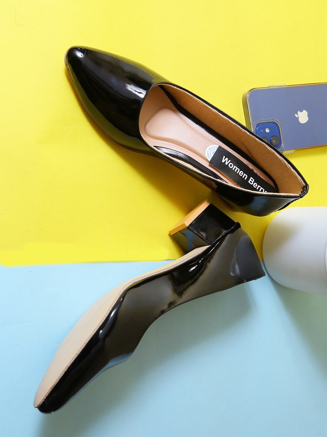 

WOMENS BERRY Block Pumps Heels, Black