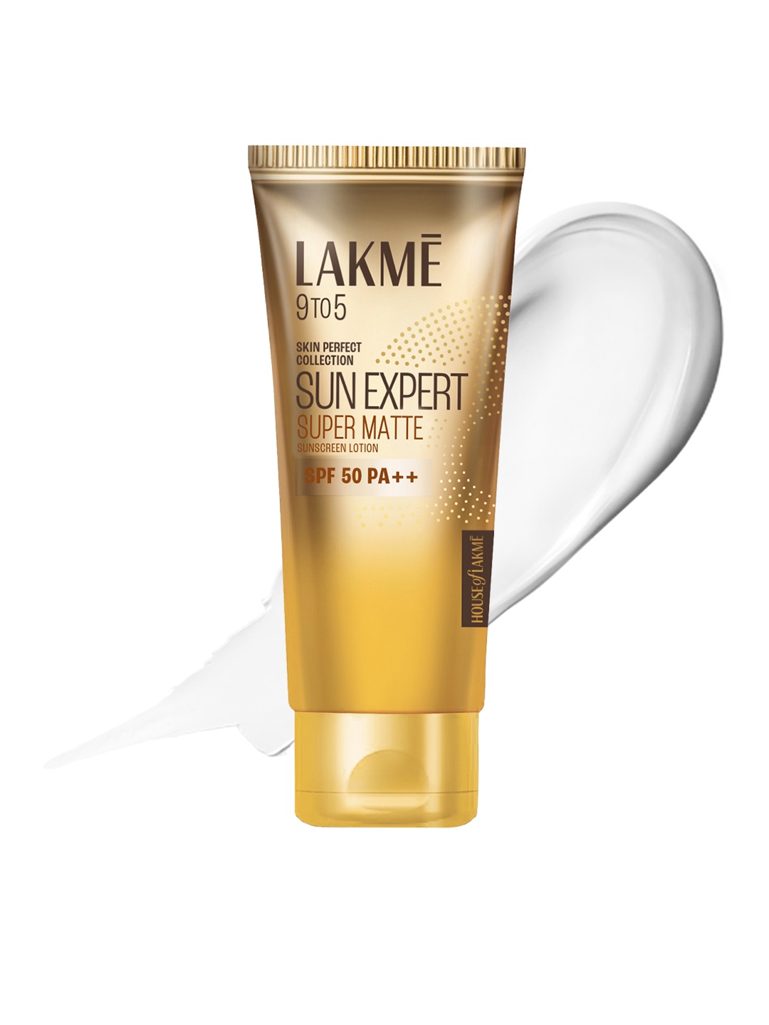 

Lakme UVA/B Protection Matte Sunscreen SPF 50 PA+++ with Niacinamide- 50ml, Yellow