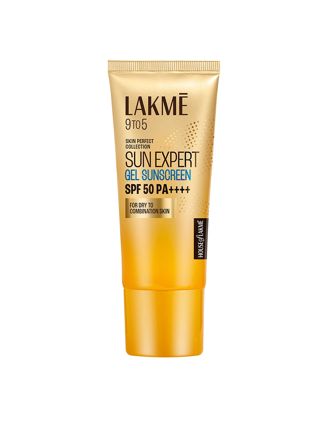 

Lakme SPF 50 PA+++ Sunscreen Gel with Niacinamide, Water Light, No White Cast - 100g, Yellow