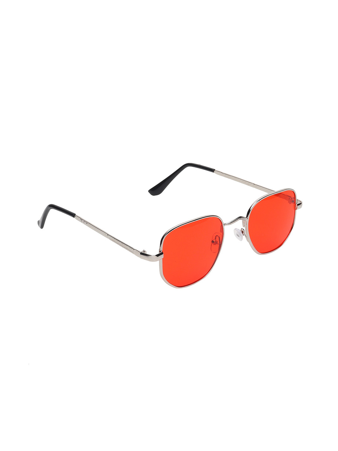 

CRIBA Unisex Square Sunglasses with UV Protected Lens, Red