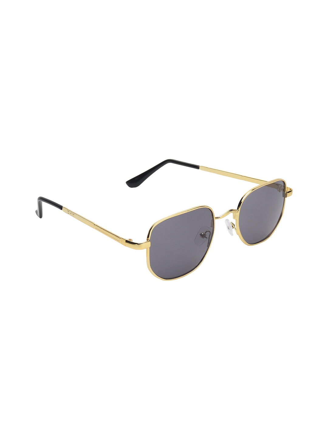 

CRIBA Unisex Square Sunglasses with UV Protected Lens, Black