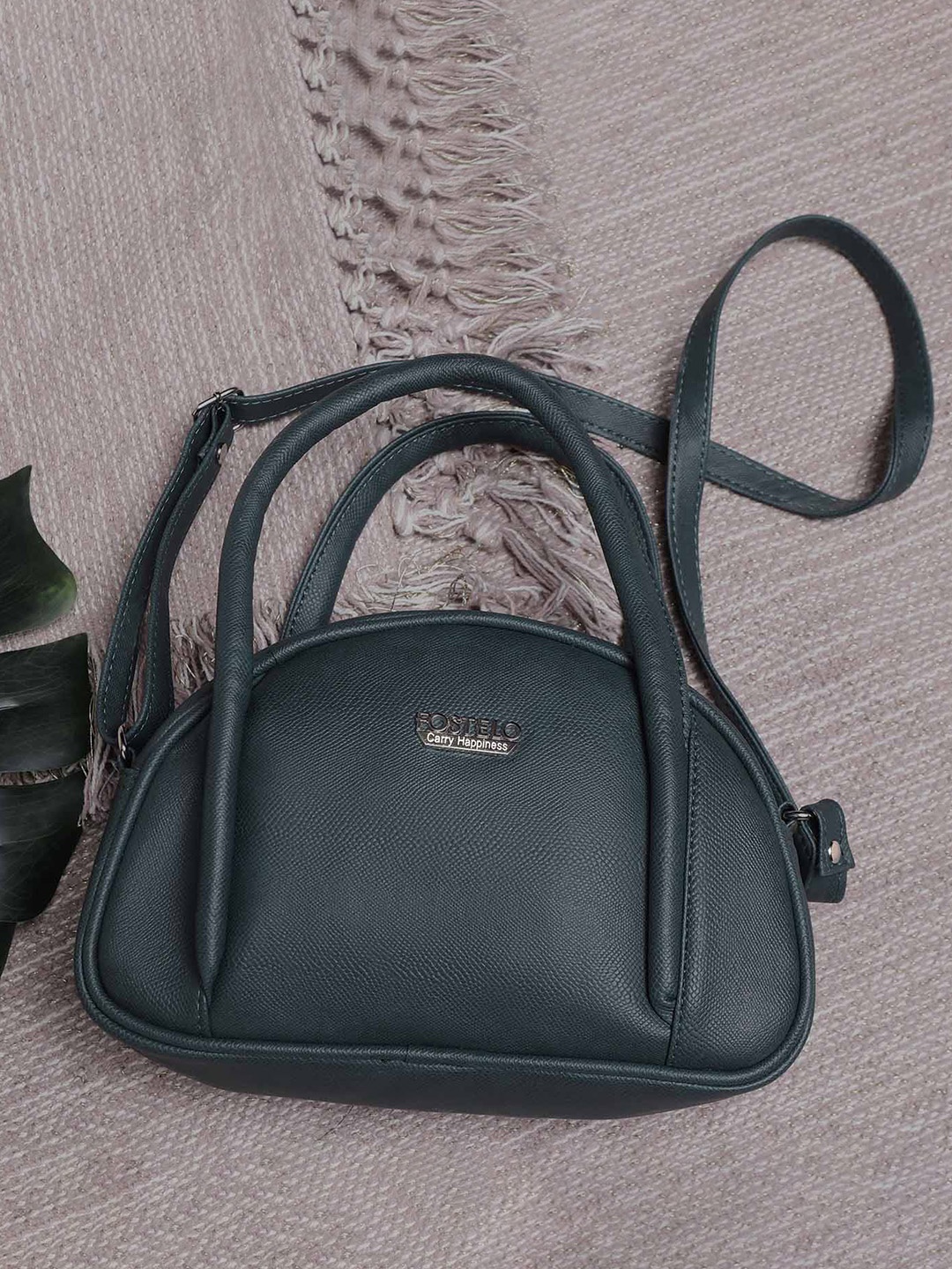 

Fostelo Structured Handheld Bag, Green