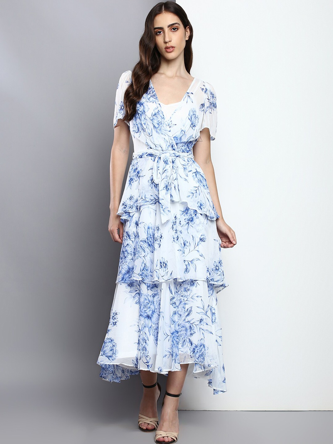 

Calvin Klein Jeans Floral Maxi Dress, White