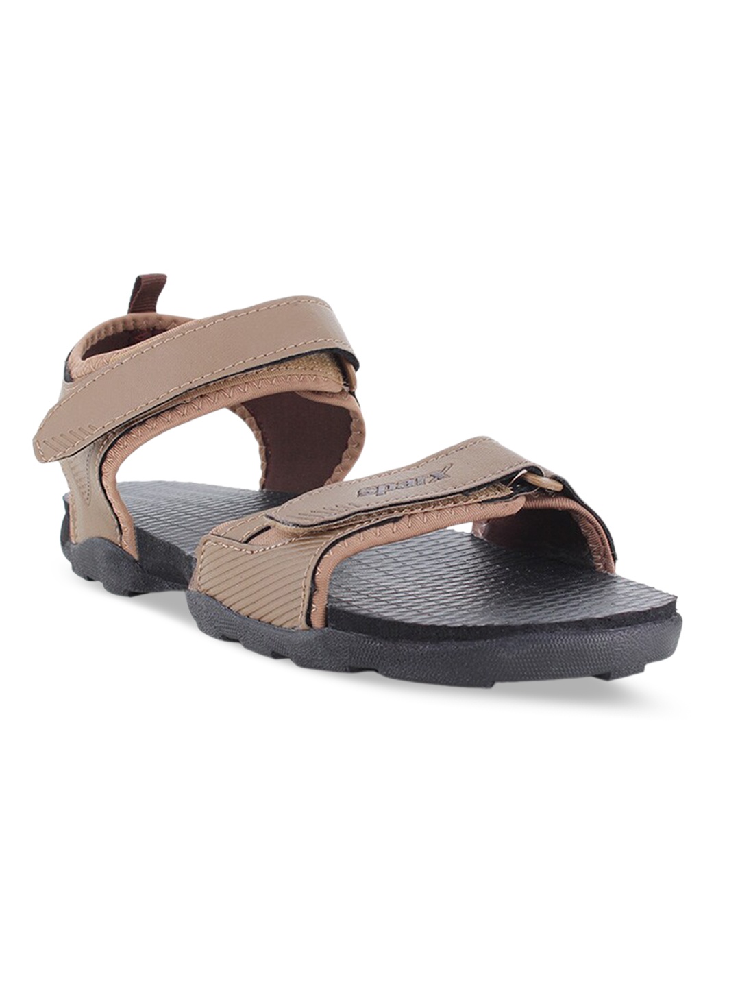 

Sparx Men Velcro Sports Sandals, Camel brown