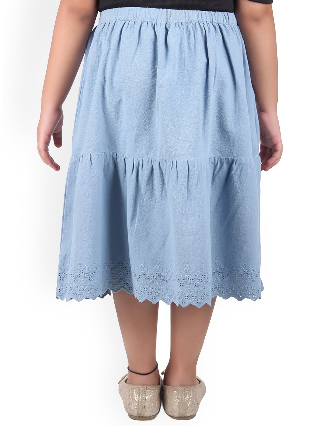 

Miyo Girls Midi-Length Flared Skirts, Blue