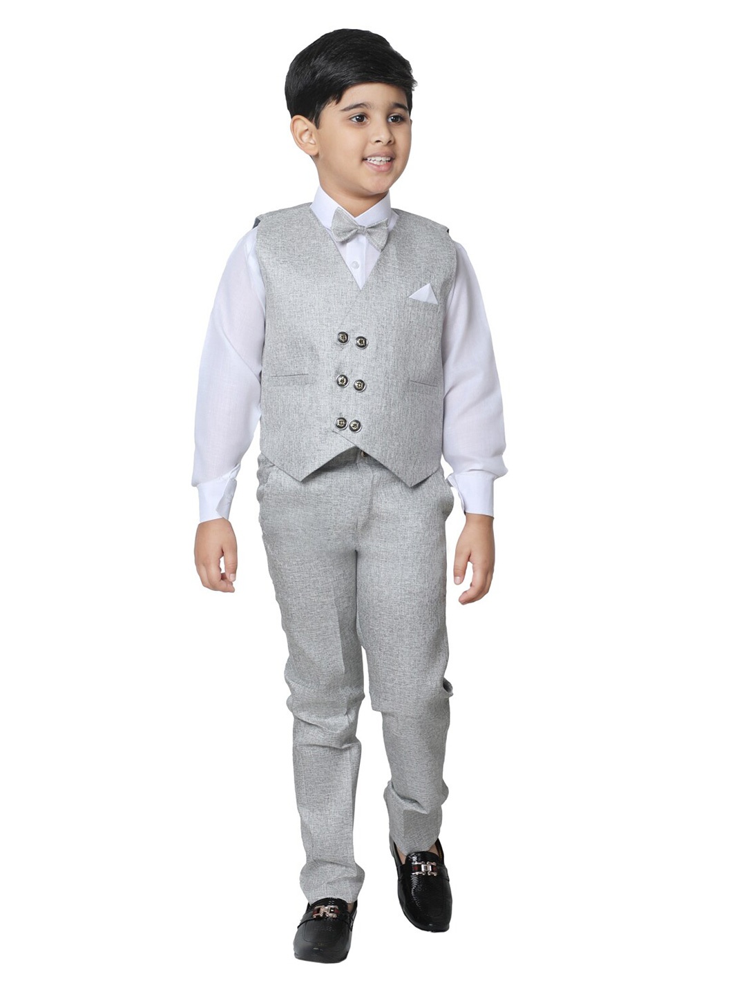 

Pro-Ethic STYLE DEVELOPER Boys 3 Piece Baba Suit Set, Grey